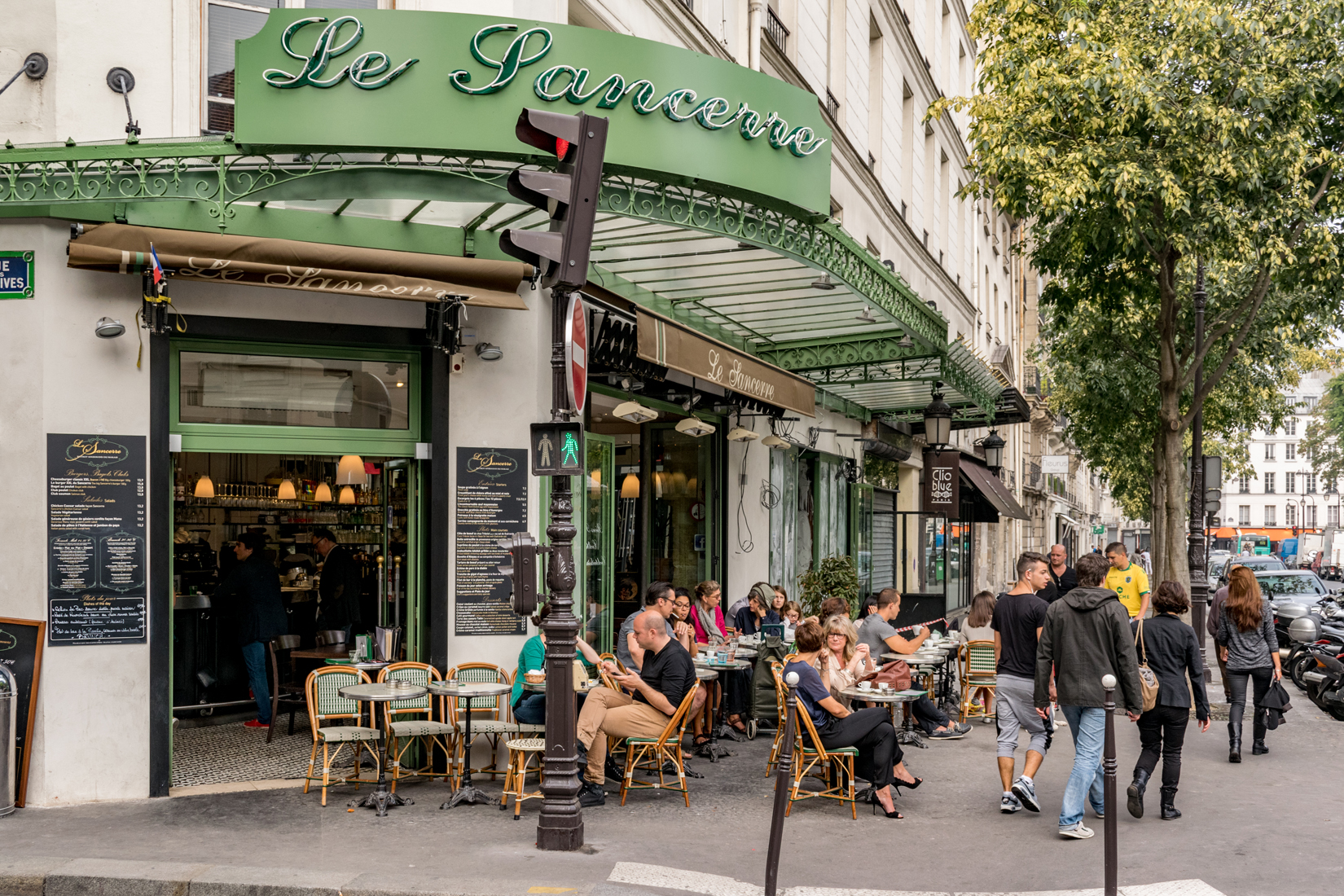 Café culture is at the heart of Parisienne life