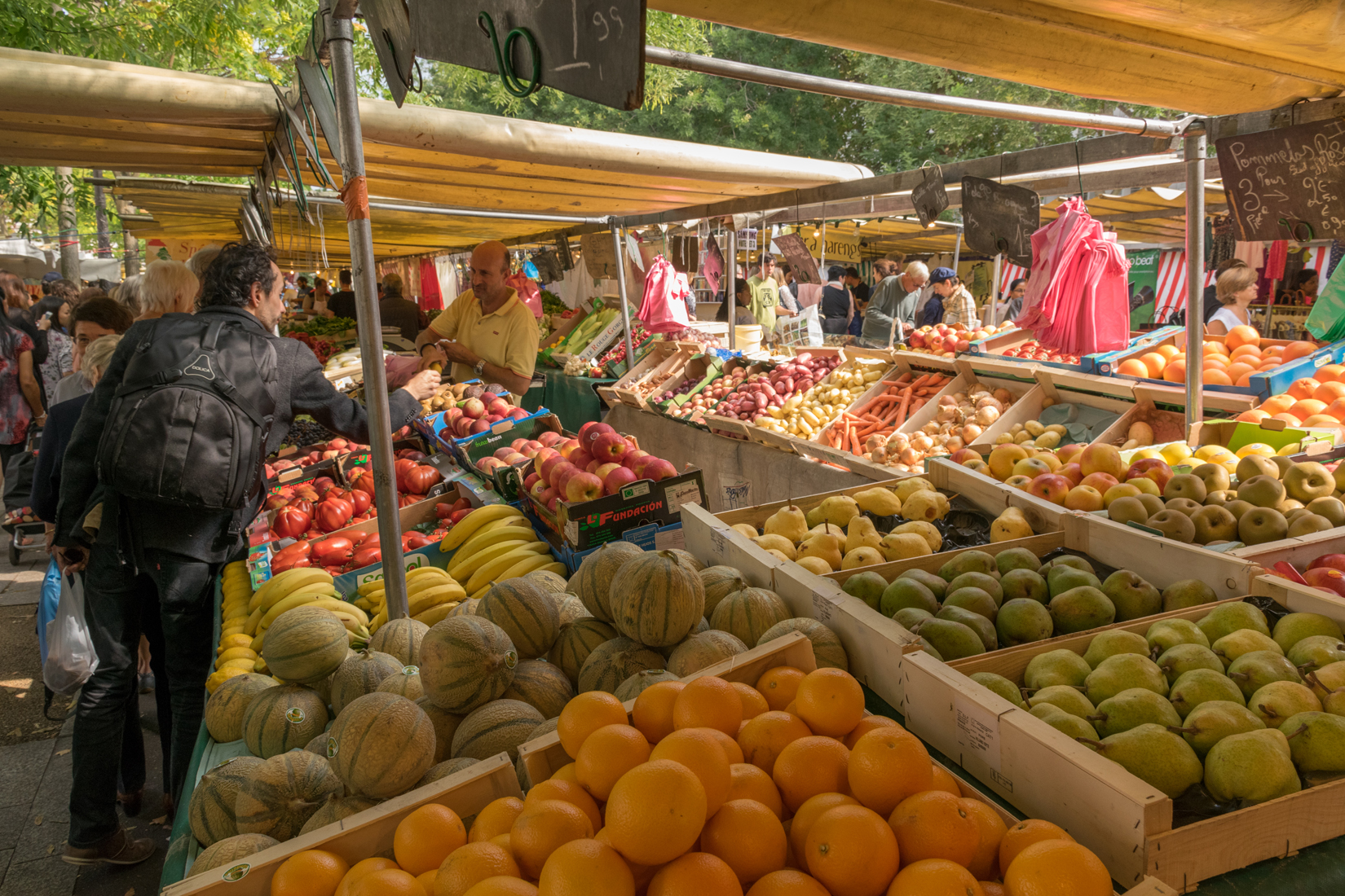 Yet another stall of fruit and vegetables
