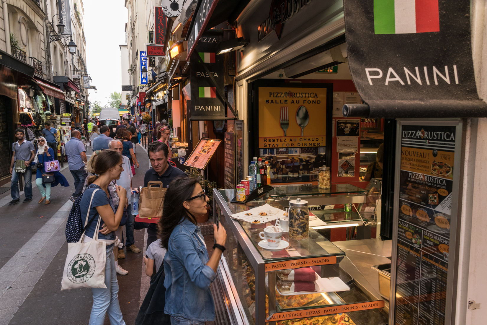 Pizza, pasta and pannini are never far away Pizza, pasta and pannini are never far away