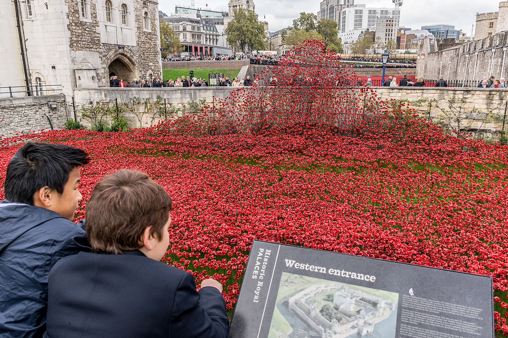 Visitors of all ages and nationalities