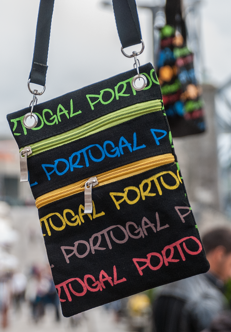 Alongside the bars and restaurants are souvenirs on sale at the market stalls