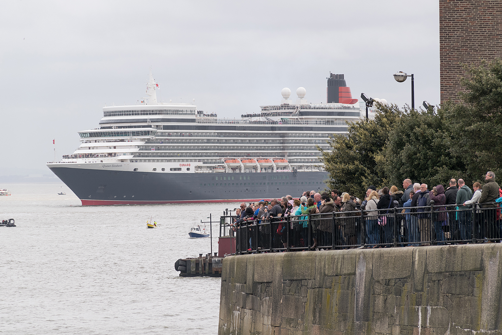 Queen Elizabeth opposite Birkenhead