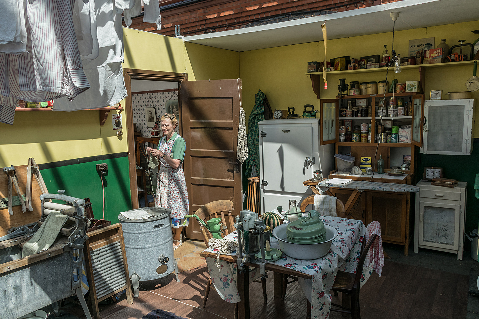 A view of the kitchen