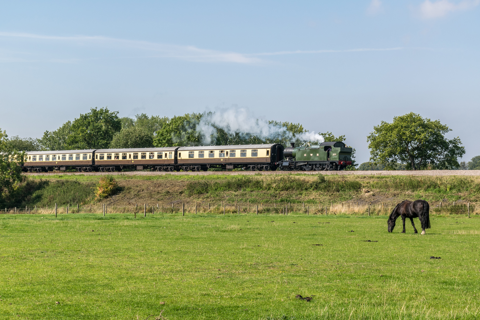 Heading past Stanway farm