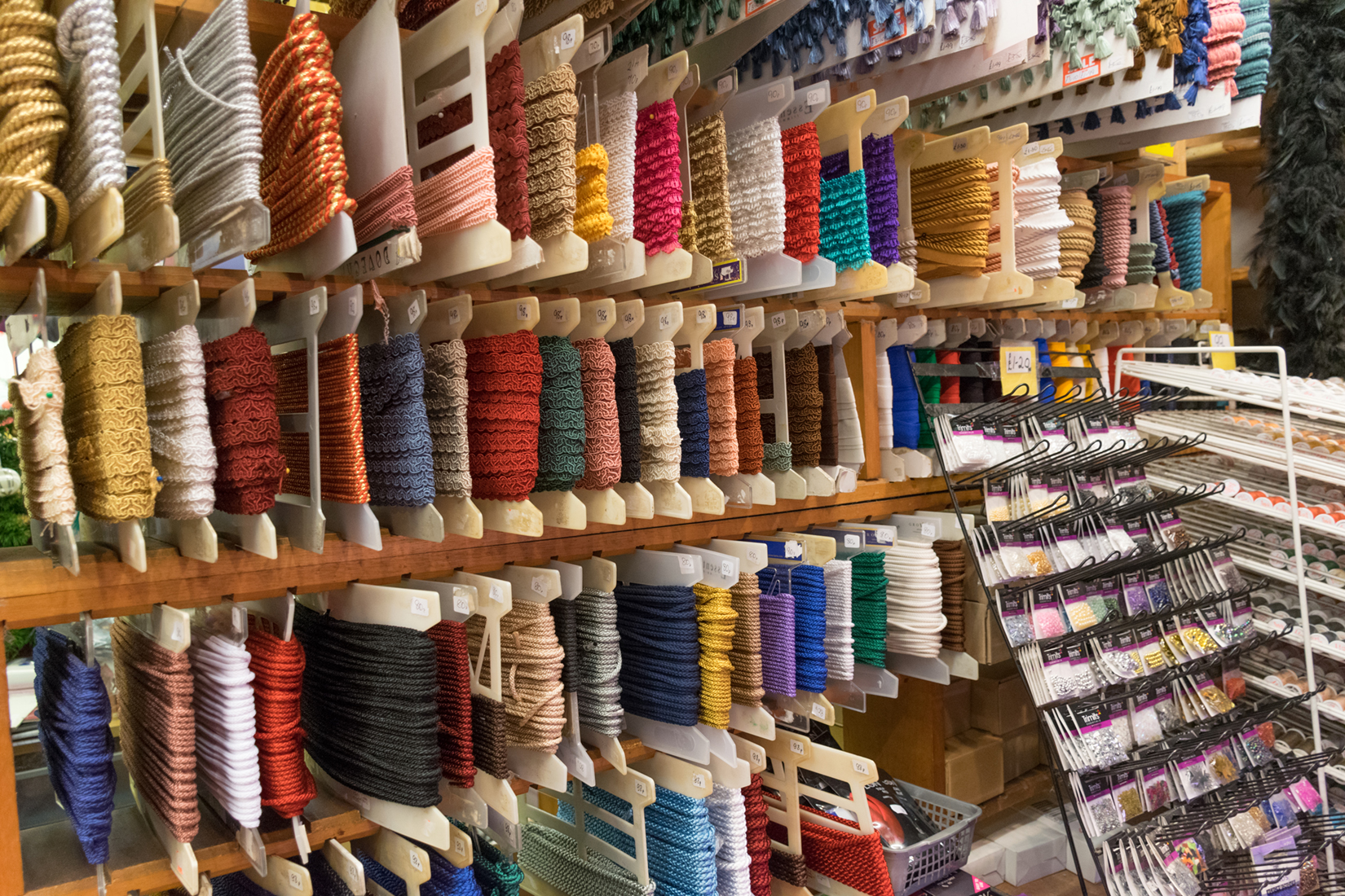 Extensive range of haberdashery