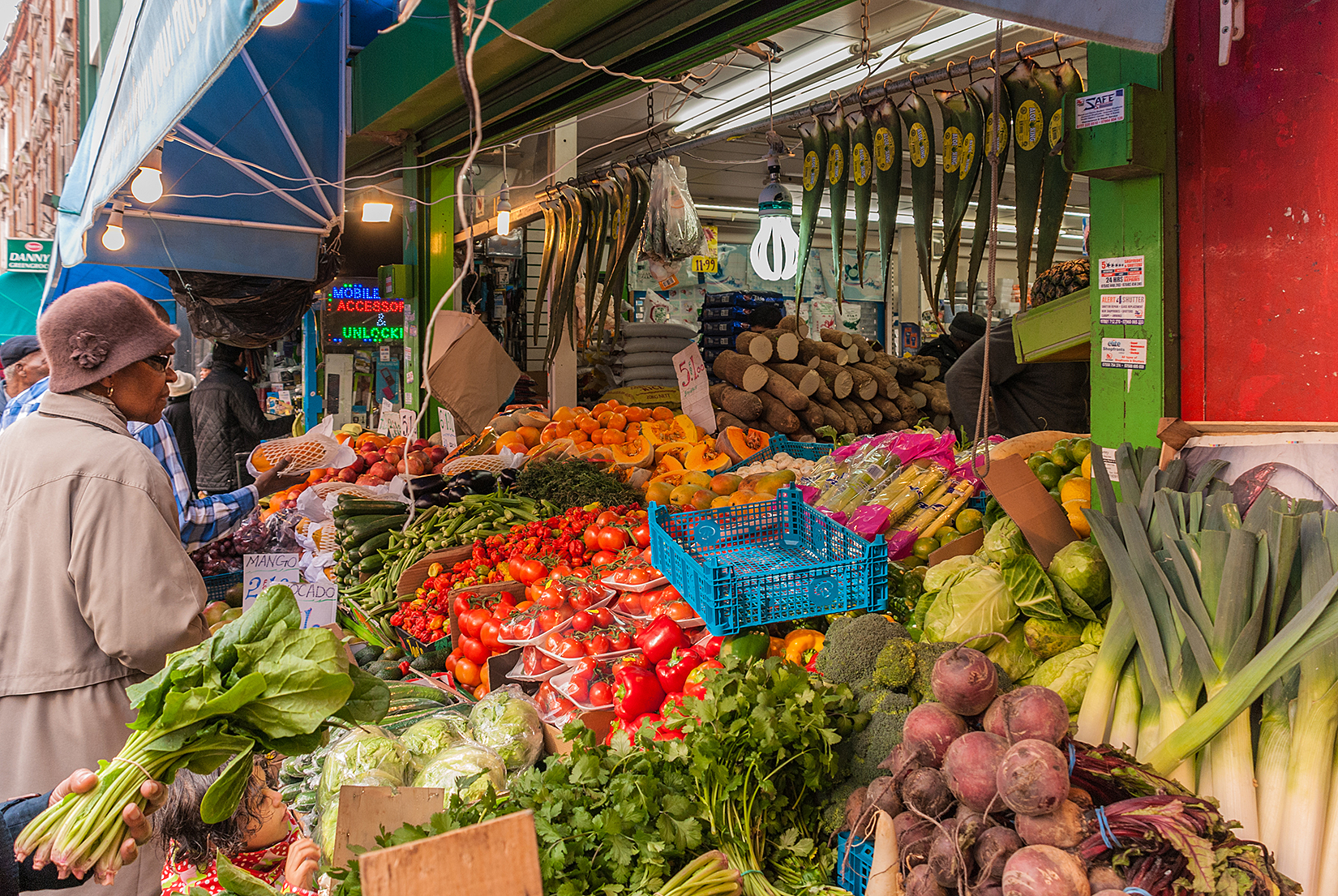 Huge range of fresh fruit and vegetables
