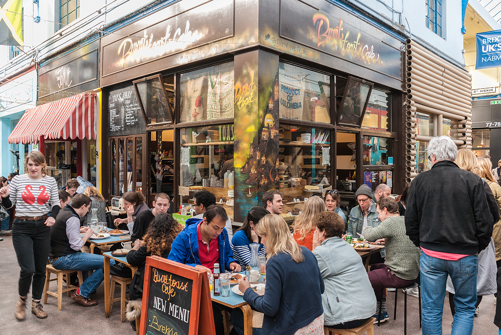 Breakfast at the 'Burnt Toast Cafe'